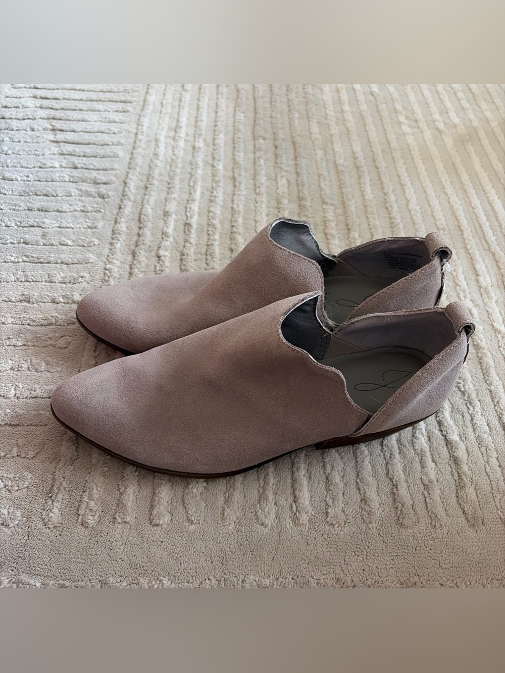 Joie Bootie Rowen Suede Boots Taupe Slip On Women's Size 10 Shoes Booties.